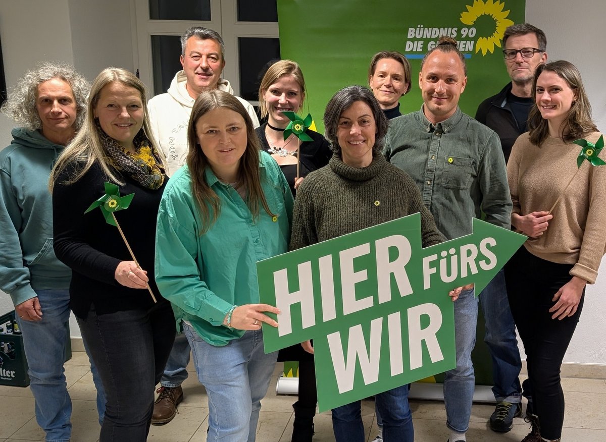 Liste zur Kommunalwahl 2026 von Bündnis 90/Die Grünen OV Röttenbach