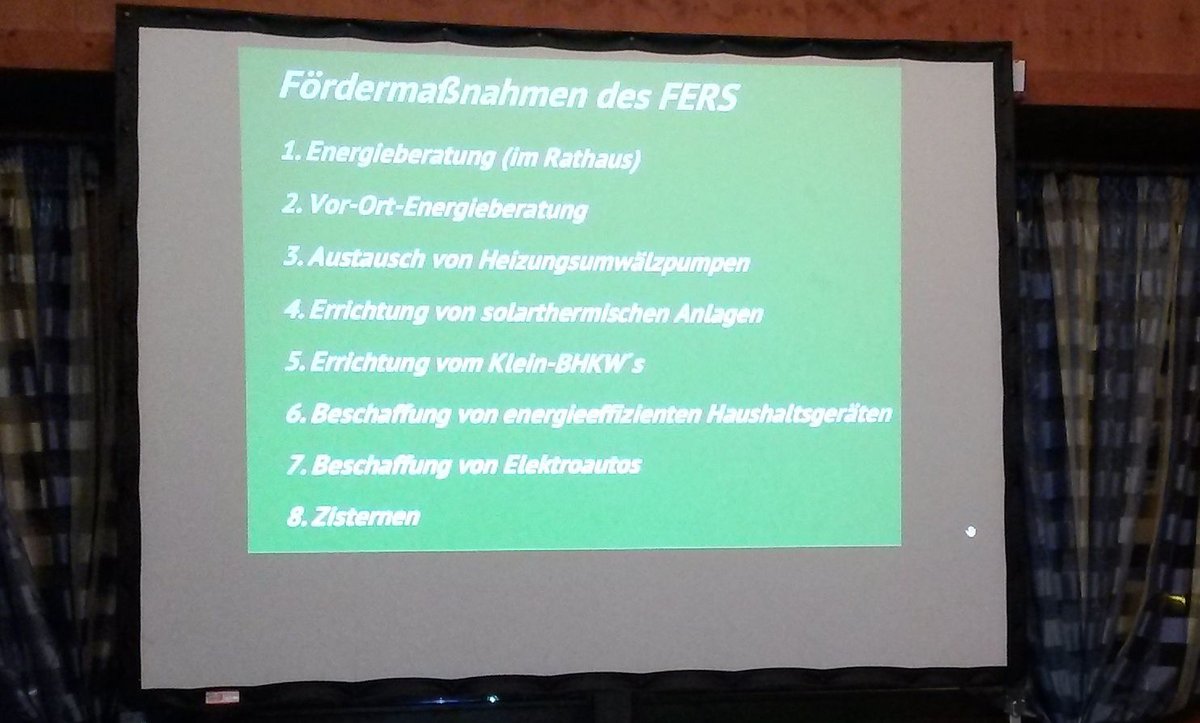 Fördermaßnahmen des FERS